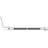 Centric 150.66417 Brake Hydraulic Hose - Rear Upper