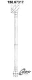 Centric 150.67317 Brake Hydraulic Hose - Rear