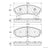 Centric 300.03530 Disc Brake Pad Set - Front