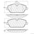 Centric 300.13080 Disc Brake Pad Set - Front