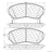 Centric 300.13310 Disc Brake Pad Set - Front