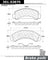 Centric 301.03870 Disc Brake Pad Set - Front