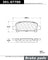 Centric 301.07700 Disc Brake Pad Set - Rear