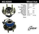 Centric 402.62000 Wheel Bearing and Hub Assembly - Front or Rear