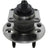 Centric 407.62025E Wheel Bearing and Hub Assembly - Rear