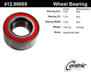 Centric 412.90005E Wheel Bearing - Front or Rear