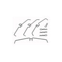 Carlson 13066 Disc Brake Hardware Kit - Front