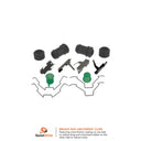 Carlson 13262Q Disc Brake Hardware Kit - Rear