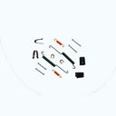 Carlson 17351 Drum Brake Hardware Kit - Rear