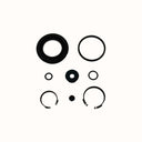Carlson 41322 Disc Brake Caliper Repair Kit - Rear