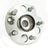 SKF BR930831 Wheel Bearing and Hub Assembly - Rear