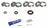 SKF SDK303-B Axle Differential Bearing and Seal Kit - Rear