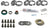 SKF SDK311-DMK Axle Differential Bearing and Seal Kit - Rear