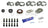 SKF SDK327-MK Axle Differential Bearing and Seal Kit - Rear