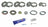 SKF SDK331-A Axle Differential Bearing and Seal Kit - Front or Rear