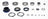 SKF STCK261-BB Transfer Case Overhaul Kit