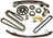 Cloyes 9-0752S Engine Timing Chain Kit - Front