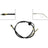 Dorman C124680 Parking Brake Cable - Front