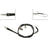Dorman C130836 Parking Brake Cable - Rear Left