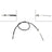 Dorman C660045 Parking Brake Cable - Rear Left