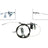 Dorman C660060 Parking Brake Cable - Rear, Rear Left or Rear Right