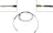 Dorman C660101 Parking Brake Cable - Rear Rearward or Rear Right