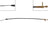 Dorman C660166 Parking Brake Cable - Rear Left
