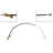 Dorman C660225 Parking Brake Cable - Rear Left