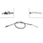 Dorman C660232 Parking Brake Cable - Rear Left or Rear Right