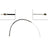 Dorman C660306 Parking Brake Cable - Rear Left