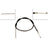 Dorman C660334 Parking Brake Cable - Rear Right