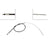 Dorman C660436 Parking Brake Cable - Rear Left or Rear Right