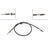 Dorman C660504 Parking Brake Cable - Rear Left