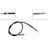 Dorman C660554 Parking Brake Cable - Rear Left