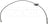Dorman C661234 Parking Brake Cable - Intermediate