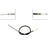 Dorman C92453 Parking Brake Cable - Rear Left