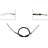 Dorman C92672 Parking Brake Cable - Rear Left or Rear Right