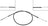 Dorman C92794 Parking Brake Cable - Front