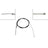 Dorman C92795 Parking Brake Cable - Front