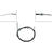 Dorman C92946 Parking Brake Cable - Rear Left or Rear Right