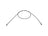 Dorman C93104 Parking Brake Cable - Intermediate