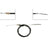 Dorman C93137 Parking Brake Cable - Front