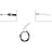 Dorman C93484 Parking Brake Cable - Rear Left or Rear Right