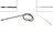Dorman C93547 Parking Brake Cable - Rear Right
