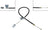 Dorman C93986 Parking Brake Cable - Rear Right