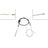 Dorman C94219 Parking Brake Cable - Intermediate