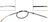 Dorman C94975 Parking Brake Cable - Front