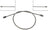Dorman C95072 Parking Brake Cable - Intermediate