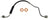 Dorman H38331 Brake Hydraulic Hose - Front Left
