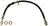 Dorman H620707 Brake Hydraulic Hose - Rear Left